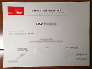 里昂商学院毕业证书