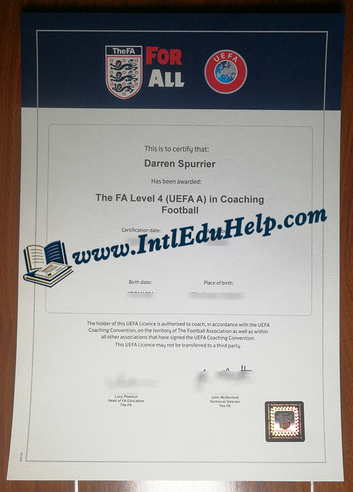 FA Level 4 (UEFA A) licence