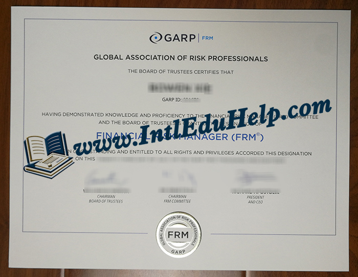 FRM certificate