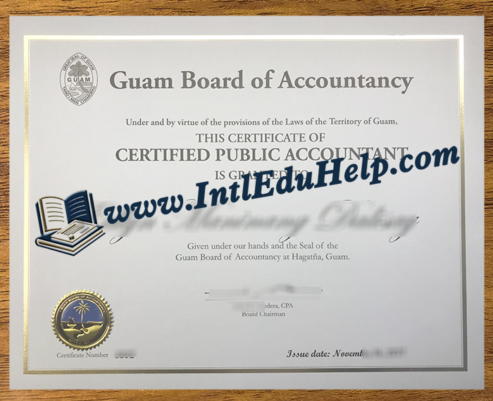 Guam CPA certificate