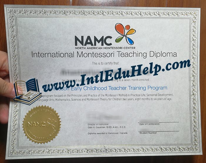 NAMC diploma.