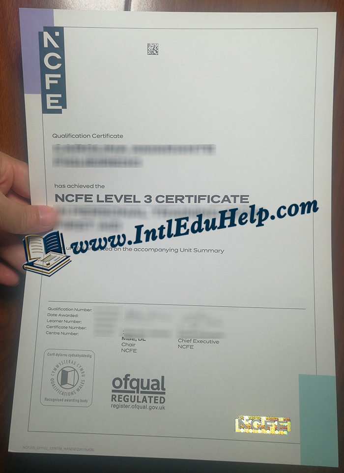 NCFE Level 3 Certificate