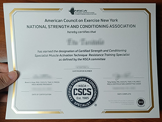 NSCA CSCS certification