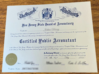 New Jersey CPA license