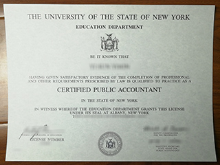 New York CPA license
