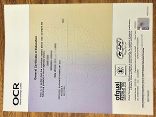 OCR GCE certification