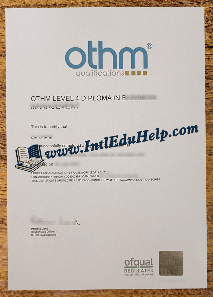 OTHM Level 4 Diploma
