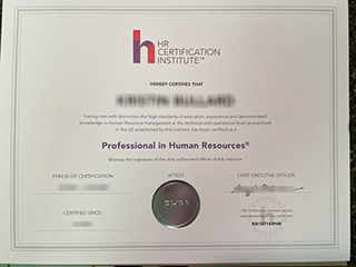 PHR certification