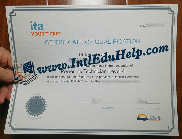 Powerline Technician Level 4 certificate