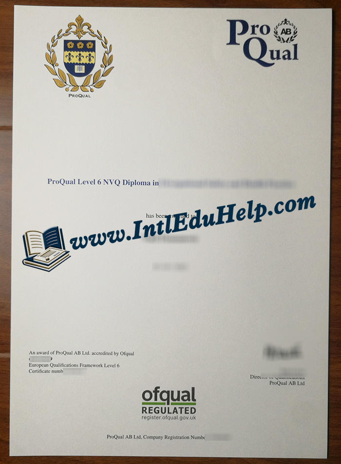 ProQual NVQ Level 6 Diploma