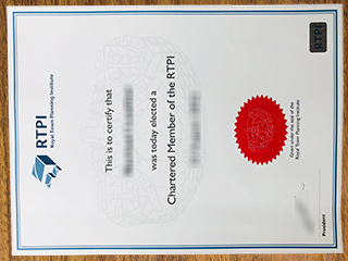 RTPI certification