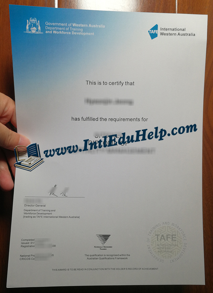 TAFE International Western Australia diploma