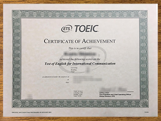 TOEIC certification