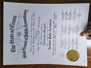 Texas CPA certification