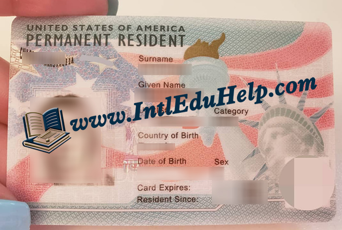 USA Permanent Resident Card