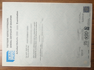 WJEC GCE Certification