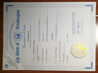 apostille of Washington