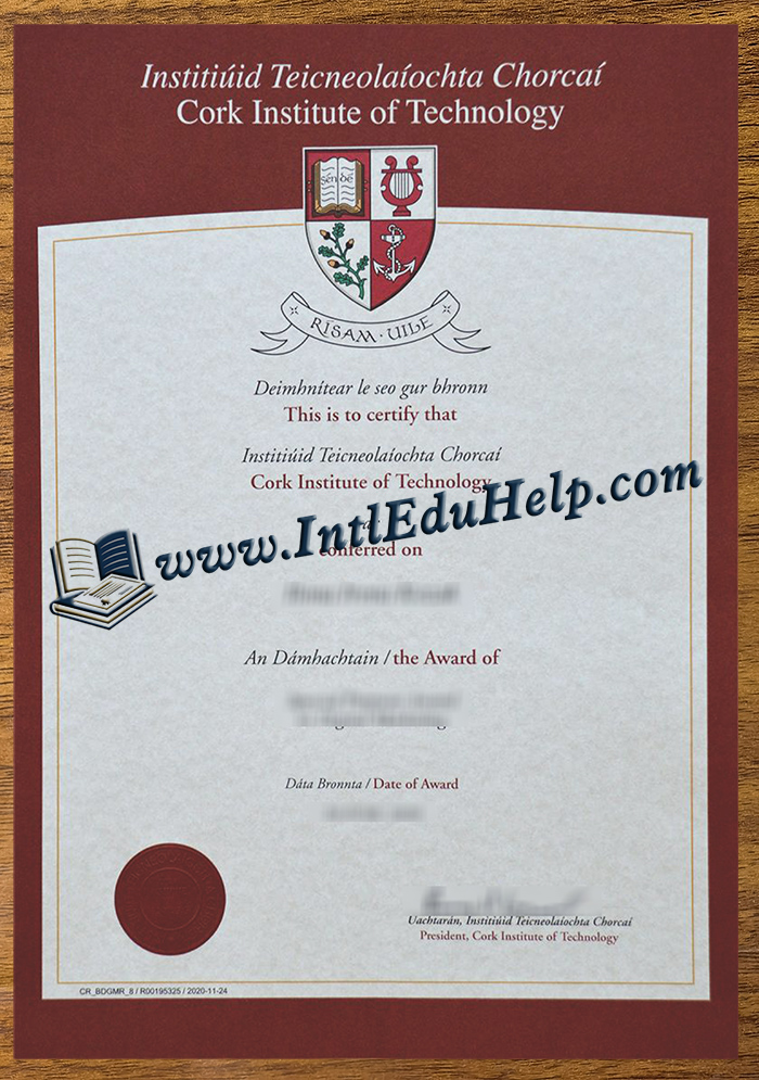 Cork Institute of Technology diploma