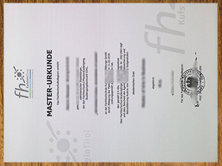 FH Kufstein Tirol degree