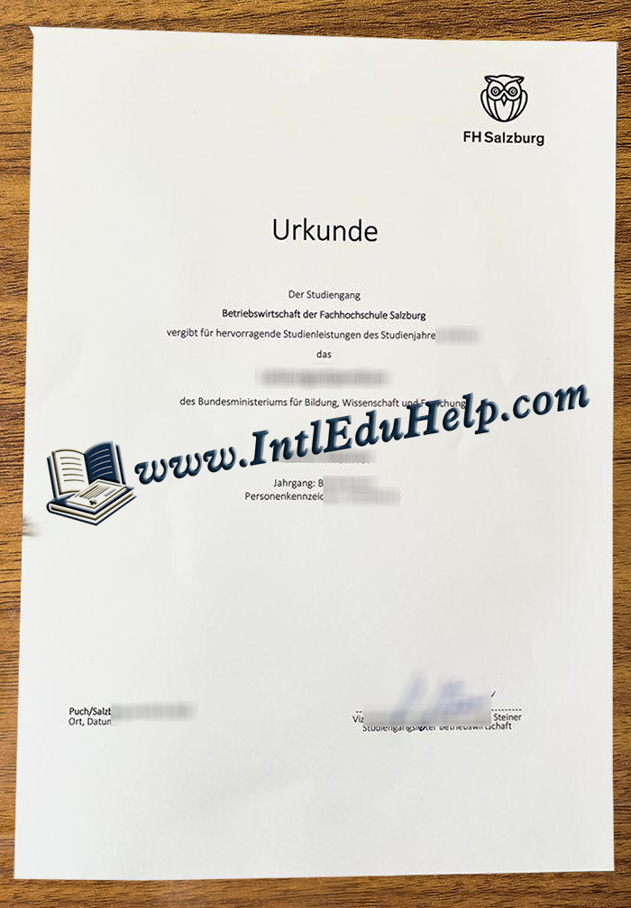 FH Salzburg diploma