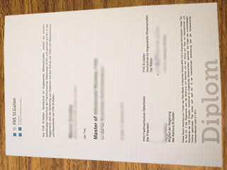 FHS St. Gallen degree