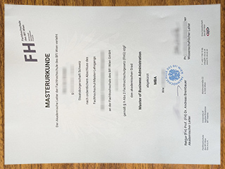 Fachhochschule des BFI Wien degree
