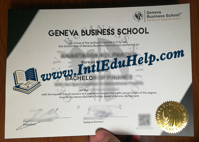 Geneva Business School diploma