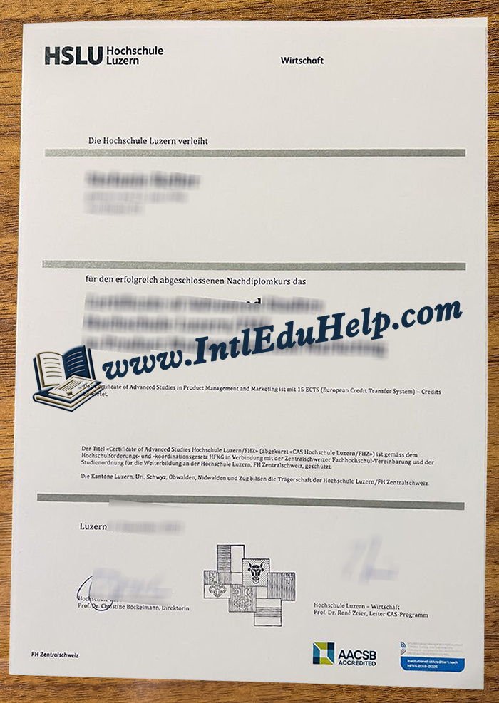Hochschule Luzern diploma