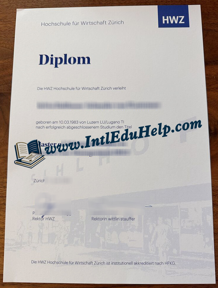 Hochschule für Wirtschaft Zürich diploma