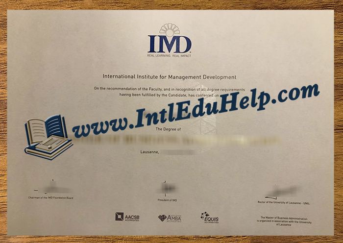 International Institute for Management Development diploma