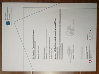 Kalaidos Fachhochschule Schweiz degree