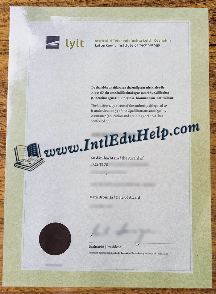 Letterkenny Institute of Technology diploma