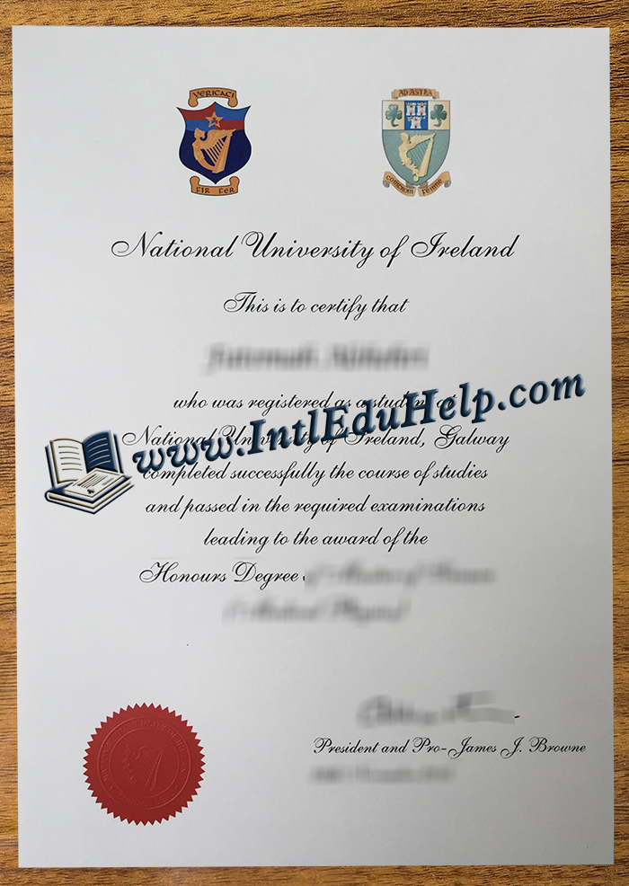 National University of Ireland diploma