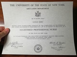 New York Nursing certificate