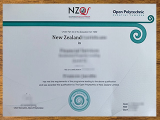 Open Polytechnic of New Zealand degree