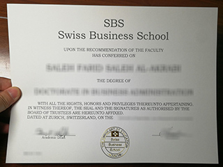 SBS Swiss Business School degree