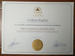 Swiss Hotel Management School degree
