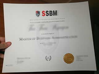 Swiss School of Management diploma