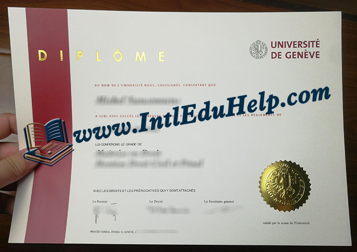 Université de Genève diploma