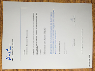 Université de Lausanne degree