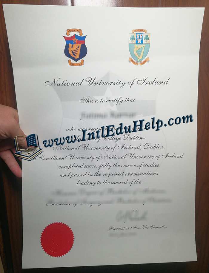 University College Dublin diploma
