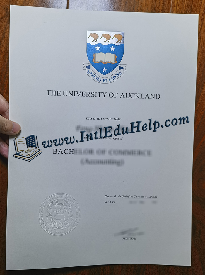 University of Auckland diploma