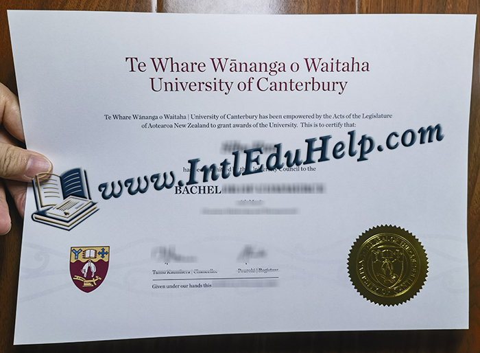 University of Canterbury diploma