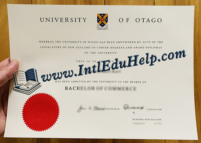University of Otago diploma