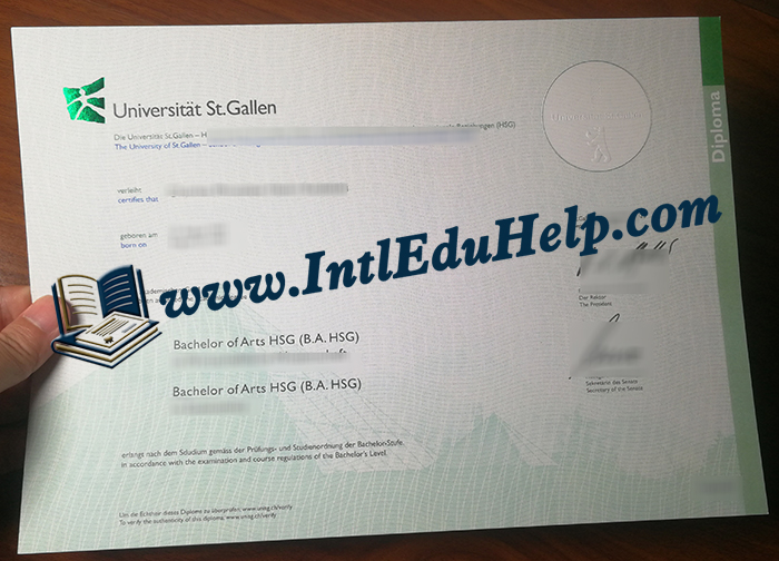 Universität St. Gallen diploma
