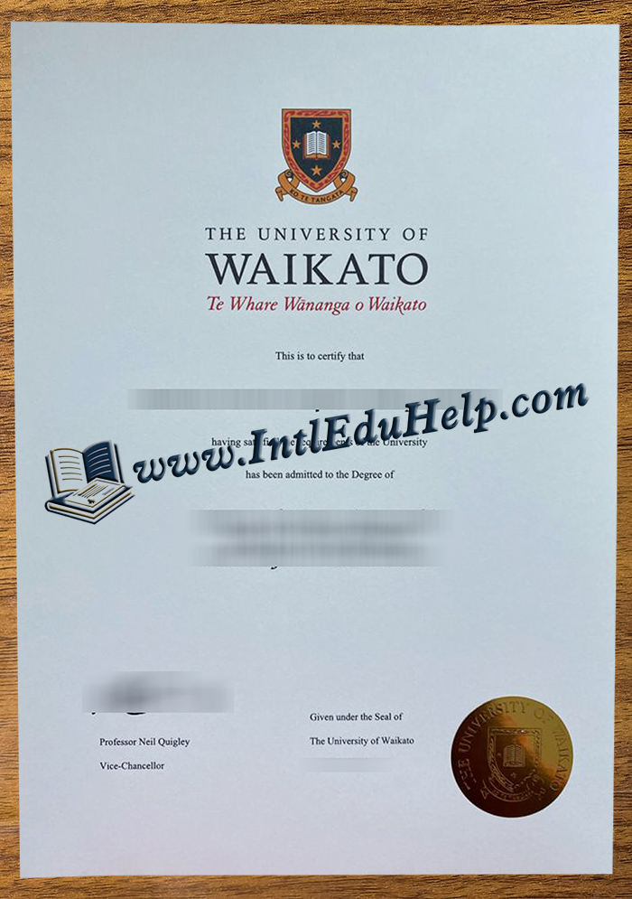 University of Waikato diploma