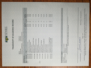 VUW transcrript