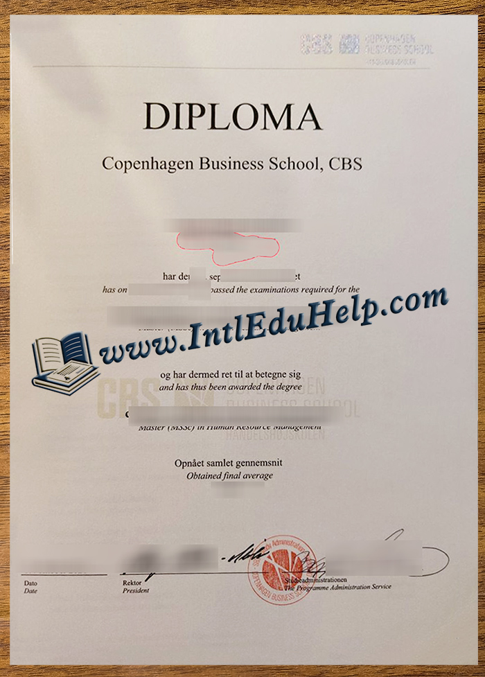 Copenhagen Business School diploma
