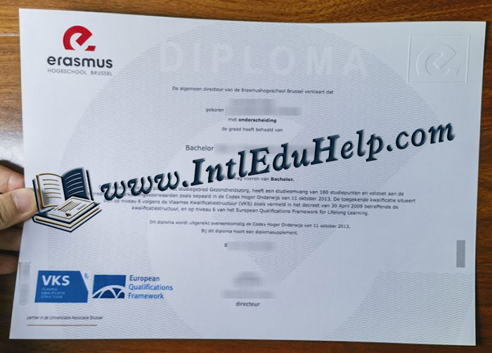 Erasmushogeschool Brussel diploma