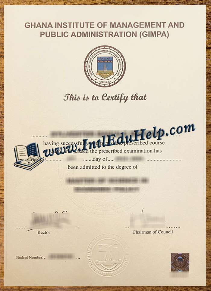 GIMPA diploma